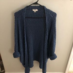 Blue Popcorn Cardigan